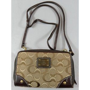 Treviso Small Purse/ Wallet Crossbody Geometric‎ Print Multi-Compartments